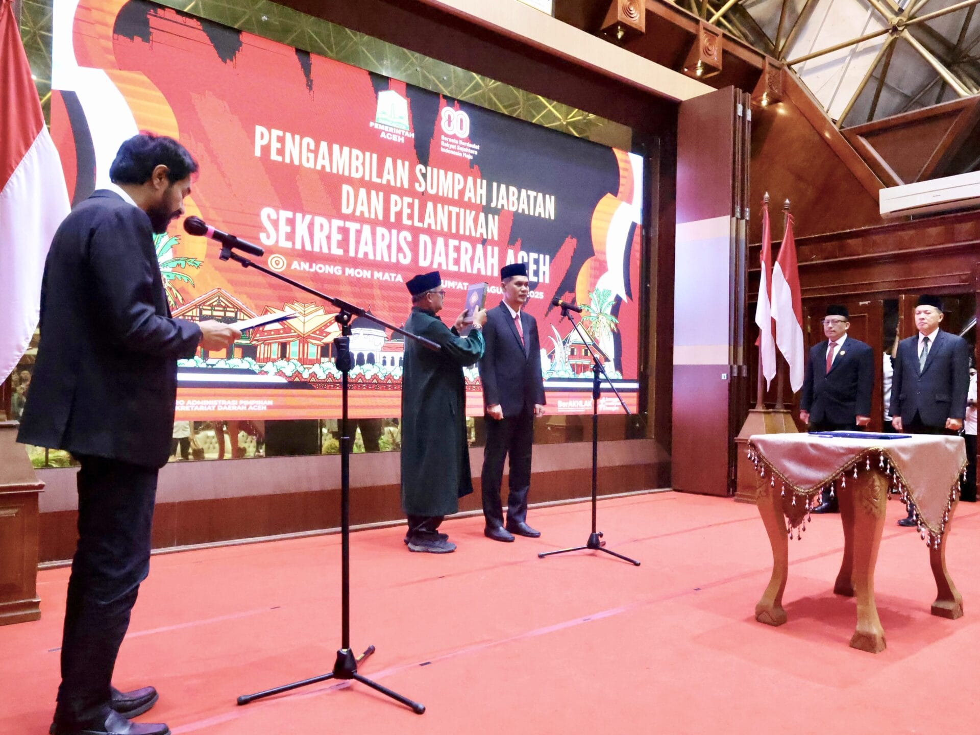 M Nasir Resmi Jadi Sekda Aceh