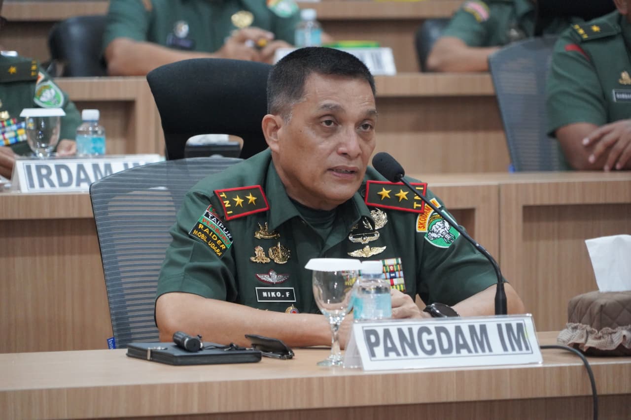 Pamit, Pangdam IM Apresiasi Prajurit