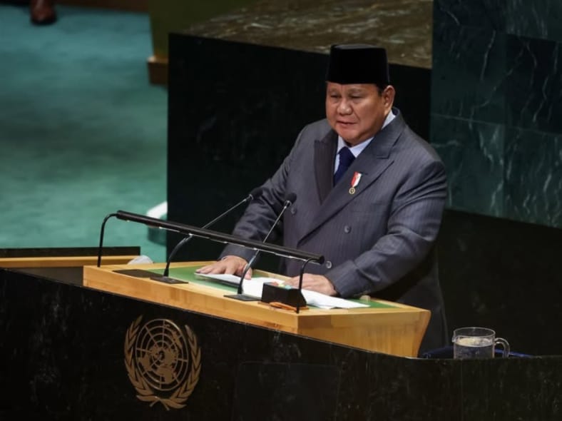 9cb361ca-081b-4d57-adf7-82850bd7a939 Prabowo di PBB: Akui Palestina, Baru Kami Akui Israel