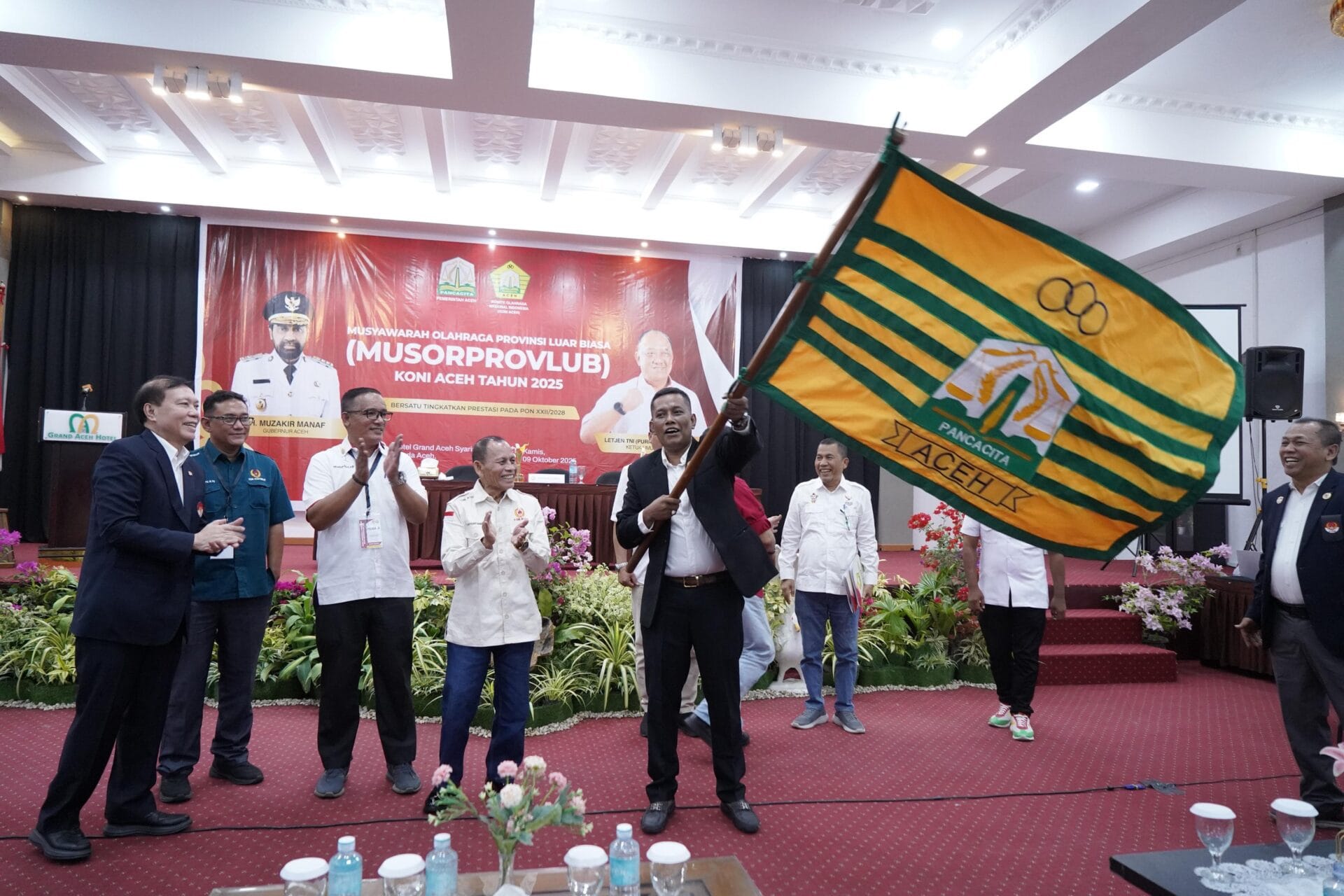 IMG-20251009-WA0198 Terpilih Aklamasi di Musorprovlub, Pon Yaya Pimpin KONI Aceh