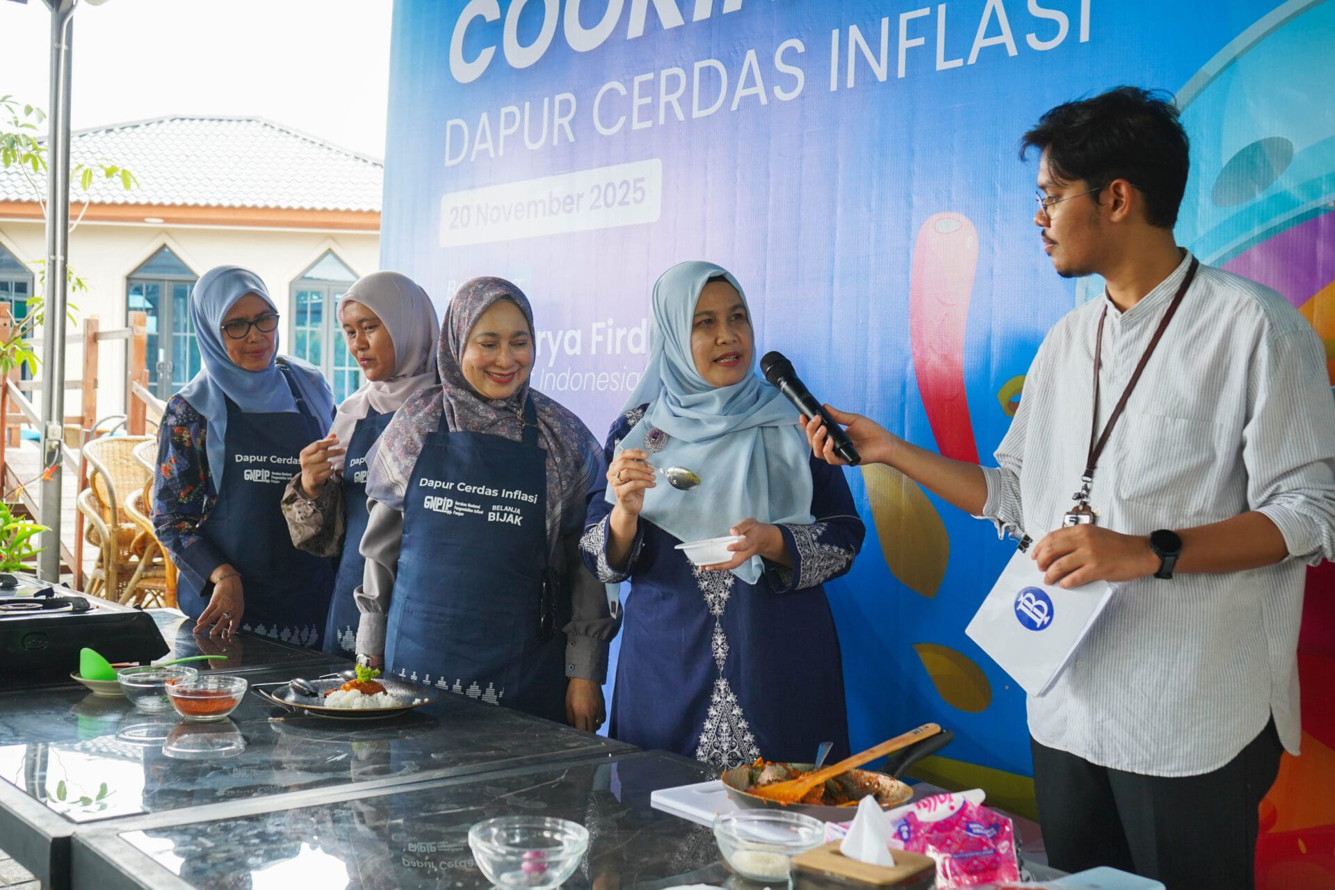 DWPUSK-14 Lewat Dapur Cerdas, BI Aceh Dorong Ibu-ibu Kendalikan Inflasi