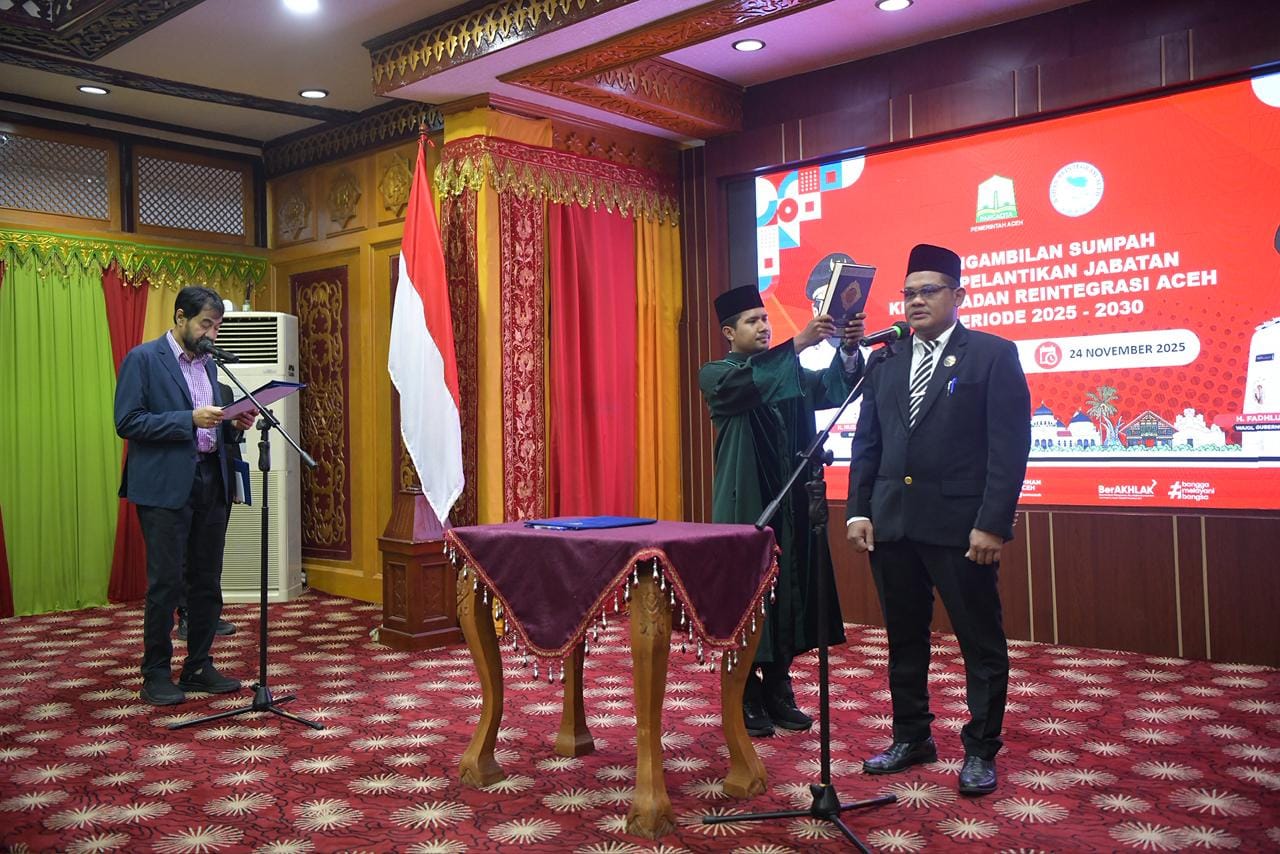 Mualem Lantik Ketua BRA Periode 2025–2030