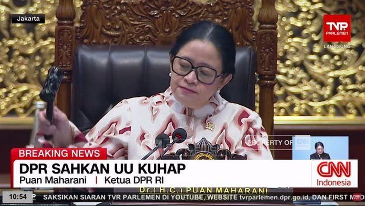 ‎DPR Sahkan KUHAP jadi Undang-undang, Berlaku Mulai 2 Januari 2026