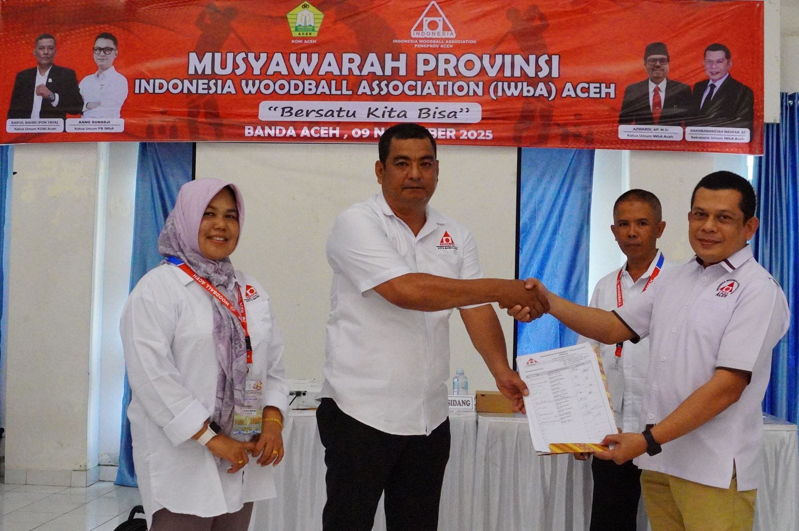 Iwan Wahfar Terpilih Aklamasi Pimpin Pengprov Woodball Aceh 2025–2029