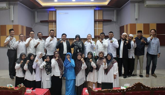 FAH UIN Ar-Raniry Banda Aceh menggelar kegiatan penguatan administrasi berbasis teknologi informasi bagi aparatur sipil negara (ASN) di Aula Mini FAH, Senin (9/2/2026). FOTO/Humas.