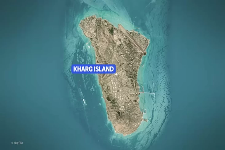 Presiden AS Donald Trump ancam akan serang lagi Pulau Kharg Iran hanya untuk bersenang-senang. Pulau Kharg menjadi situs pusat ekspor minyak utama Iran. Foto:ABC News