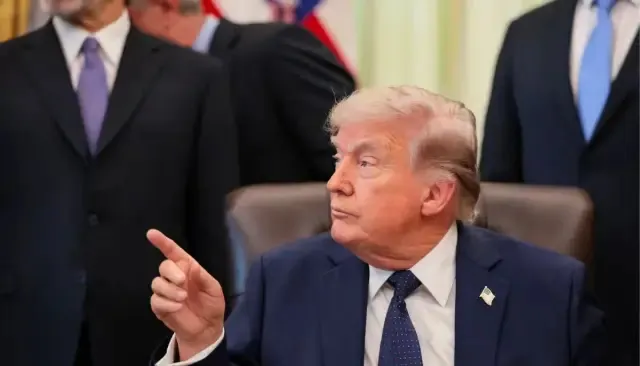 Presiden Amerika Serikat (AS) Donald Trump. FOTO/Net. Ⓒ Hak cipta foto di atas dikembalikan sesungguhnya kepada pemilik foto