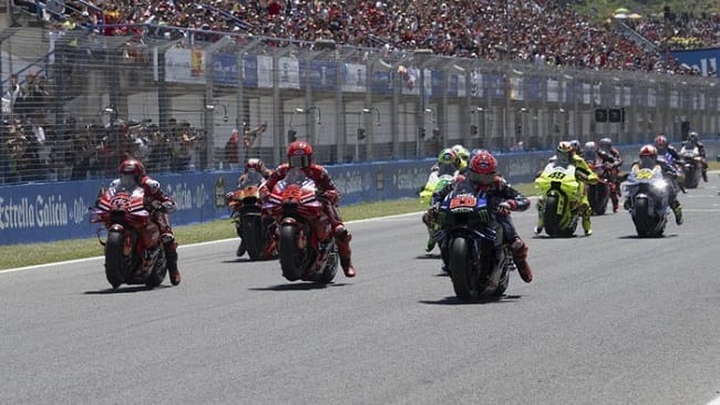 Start MotoGP Spanyol. (Foto: Getty Images/Mirco Lazzari gp)