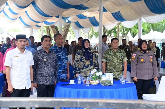 Wakil Bupati Aceh Besar Drs H Syukri A Jalil menghadiri pembukaan rangkaian kegiatan dalam rangka perayaan HUT ke-80 TNI AU, di Taman Bustanussalatin (Taman Sari), Kota Banda Aceh, Jumat (10/4/2026). FOTO/ MC ACEH BESAR Wakil Bupati Aceh Besar Drs H Syukri A Jalil menghadiri pembukaan rangkaian kegiatan dalam rangka perayaan HUT ke-80 TNI AU, di Taman Bustanussalatin (Taman Sari), Kota Banda Aceh, Jumat (10/4/2026). FOTO/ MC ACEH BESAR