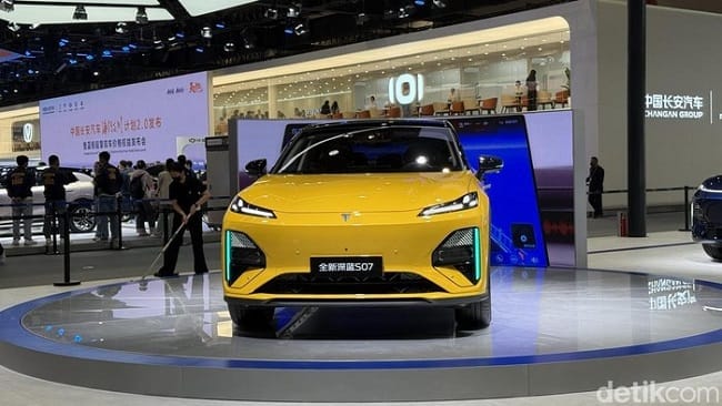 Changan Deepal S07 versi terbaru melantai di Beijing Auto Show 2026 Foto: Muhammad Hafizh Gemilang