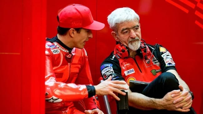 Marc Marquez disebut Gigi Dall'Igna sudah 100 persen menuju MotoGP Spanyol. (Foto: Doc. Ducati.)