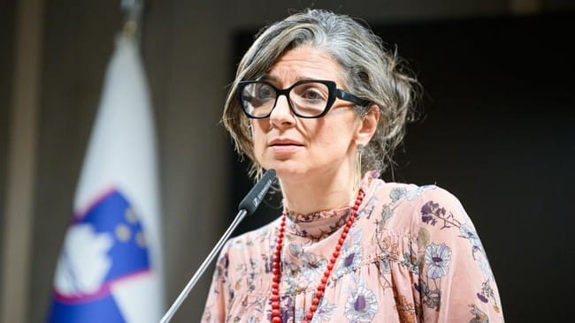 Pelapor khusus PBB Francesca Albanese. Foto: AFP/JURE MAKOVEC