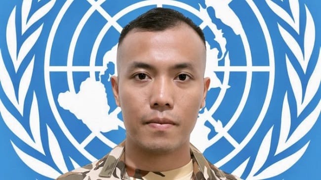 Foto: Praka Rico Pramudia (31), prajurit TNI yang menjadi Pasukan Perdamaian PBB di Lebanon (UNIFIL) gugur akibat serangan. Dia sempat dirawat usai terluka akibat serangan pada bulan lalu. (dok UNIFIL)