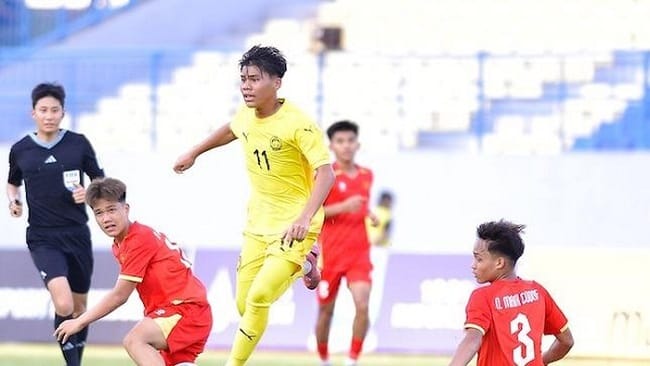 Vietnam dan Malaysia sempat bertemu di penyisihan grup Piala AFF U-17 2026. Foto: dok.AFF