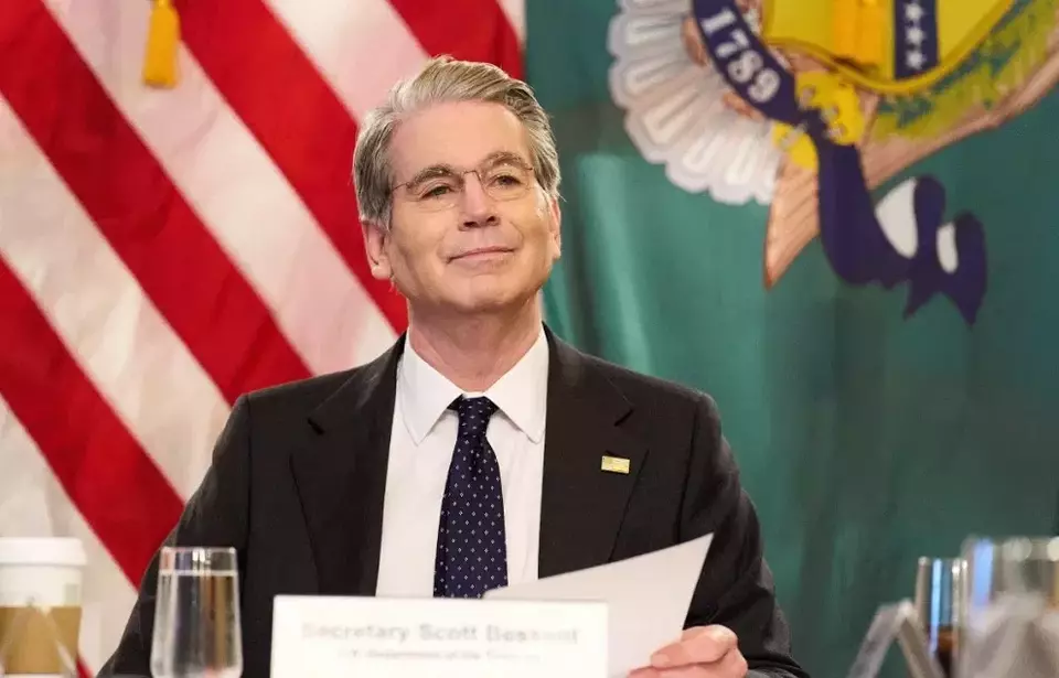 Menteri Keuangan Amerika Serikat Scott Bessent.Foto: Andrew Caballero-Reynolds/AFP/Getty Images
