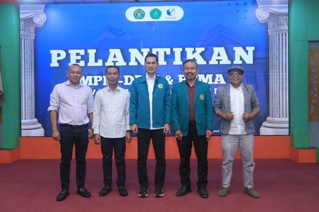 Sekda Aceh, M. Nasir, S.IP, MPA menghadiri dan sekaligus memberi sambutan pada pelantikan MPM-DPM & PEMA Universitas Al Muslim Tahun 2026-2027 di Bireuen, Rabu, 20 Mei 2026.