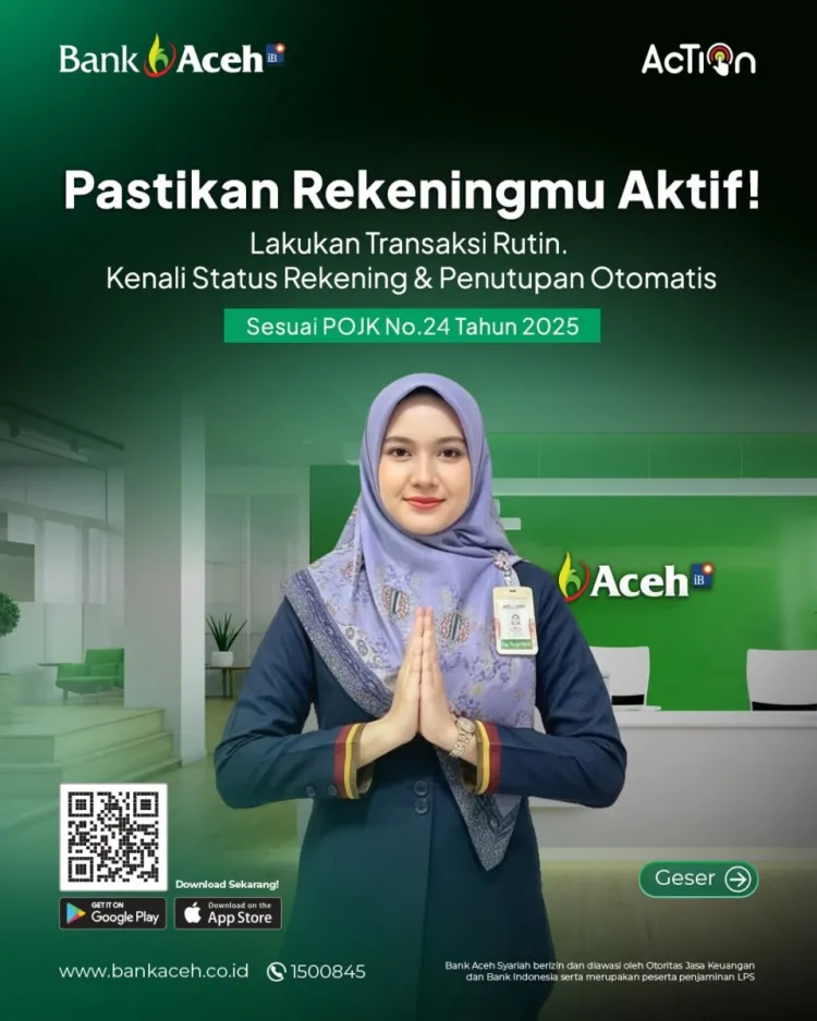 Bank Aceh Syariah. FOTO/Dok. BAS untuk HAI. Ⓒ Hak cipta foto di atas dikembalikan sesungguhnya kepada pemilik foto