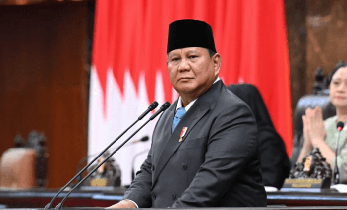 Presiden Prabowo Subianto menyampaikan pidatonya pada Rapat Paripurna DPR RI di Gedung Nusantara MPR/DPR/DPD RI, Jakarta, pada Rabu, 20 Mei 2026. Foto: BPMI Setpres Presiden Prabowo Subianto menyampaikan pidatonya pada Rapat Paripurna DPR RI di Gedung Nusantara MPR/DPR/DPD RI, Jakarta, pada Rabu, 20 Mei 2026. Foto: BPMI Setpres