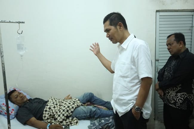 Foto: Sekda Aceh, M. Nasir, melakukan inspeksi mendadak (sidak) ke Rumah Sakit Umum Daerah (RSUD) dr. Fauziah Bireuen pada Kamis (7/5/2026).