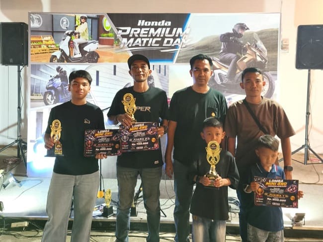 Honda Premium Matic Day digelar pada tanggal 16 Mei 2026 di Abu Kopi Premium, Banda Aceh. Honda Premium Matic Day digelar pada tanggal 16 Mei 2026 di Abu Kopi Premium, Banda Aceh.