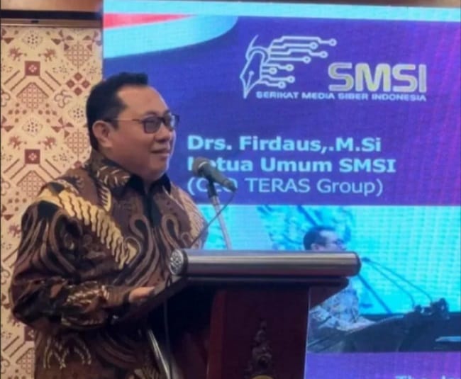 Ketua Umum SMSI Pusat, Firdaus. (Foto/Ist) Ketua Umum SMSI Pusat, Firdaus. (Foto/Ist)