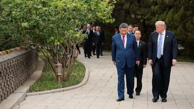 Foto: Donald Trump dan Xi Jinping (Reuters). Foto: Donald Trump dan Xi Jinping (Reuters).