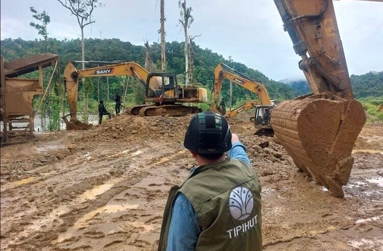 Gakkum Kehutanan Bongkar Tambang Ilegal di Nabire, 7 WNA China Diamankan