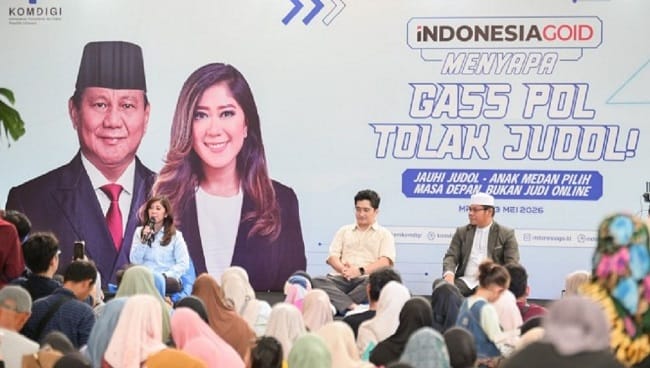 Menkomdigi Meutya Hafid mengungkapkan, hampir 200.000 anak Indonesia telah terpapar judi online (dok. Komdigi)