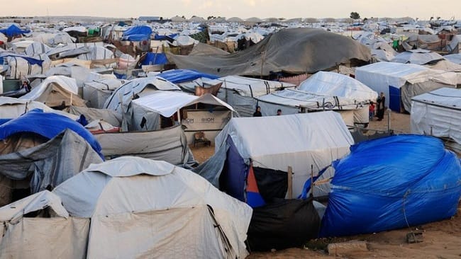 Foto: Kamp-kamp pengungsian yang ditinggali warga Palestina di Gaza. (REUTERS/Haseeb Alwazeer)