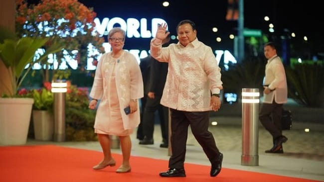 Foto: Presiden Prabowo Subianto, menghadiri jamuan malam KTT ke-48 ASEAN di Filipina. (Kris/Biro Pers, Media, dan Informasi Sekretariat Presiden)