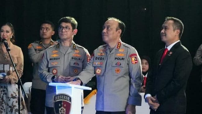 Foto: Wakapolri saat menutup Rapat Kerja Teknis (Rakernis) Reserse Kriminal Polri Tahun 2026 (dok istimewa)