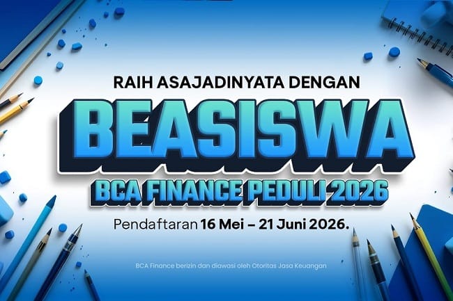 Poster Beasiswa BCA Finance Peduli 2026() Poster Beasiswa BCA Finance Peduli 2026()
