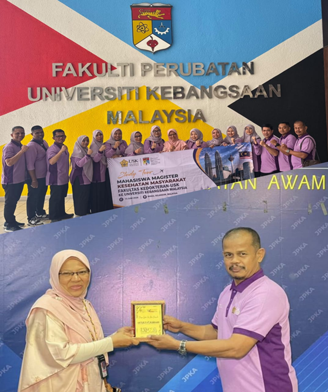 Perkuat Kolaborasi Internasional, Prodi Magister Kesehatan Masyarakat FK USK Jalin Kerja Sama Strategis dengan Universiti Kebangsaan Malaysia. FOTO/Istimewa