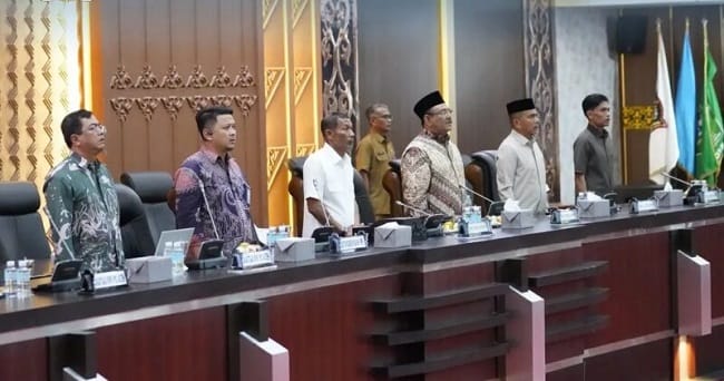 DPR Aceh menggelar Rapat Koordinasi Pencegahan Korupsi bersama Komisi Pemberantasan Korupsi Republik Indonesia (KPK-RI) yang berlangsung di Gedung Utama DPRA, Selasa (19/5/2026). Foto: Dok. Istimewa