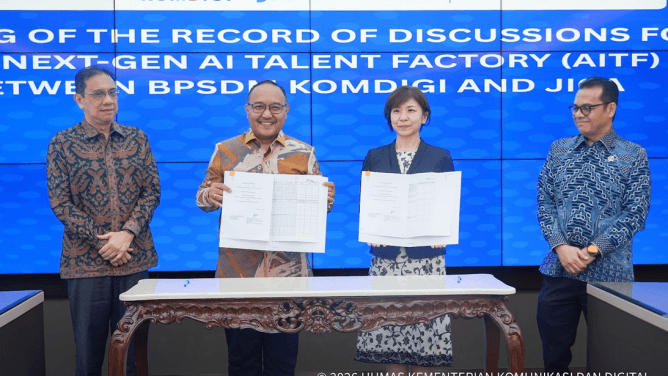 Kemkomdigi dan JICA Perkuat Pengembangan Talenta AI Foto: Kemkomdigi