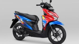 Honda BeAT Glossy Red Blue. Foto: Dok. AHM