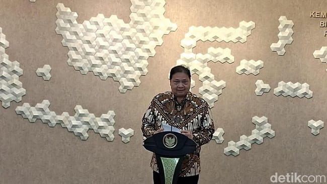 Menteri Koordinator (Menko) Bidang Perekonomian Airlangga Hartarto.Foto: Andi Hidayat/detikcom Menteri Koordinator (Menko) Bidang Perekonomian Airlangga Hartarto.Foto: Andi Hidayat/detikcom