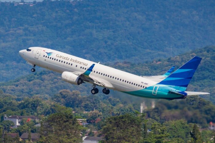 Ilustrasi. Maskapai penerbangan nasional Garuda Indonesia. Foto: Shutterstock/Leony Eka Prakasa Ilustrasi. Maskapai penerbangan nasional Garuda Indonesia. Foto: Shutterstock/Leony Eka Prakasa