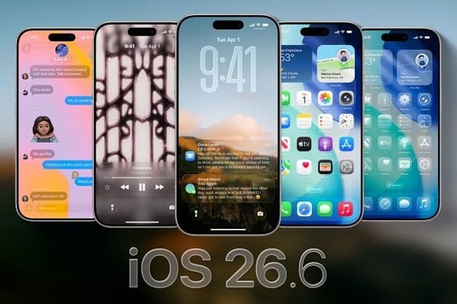 Ilustrasi iOS 26.6.(9to5Mac) Ilustrasi iOS 26.6.(9to5Mac)