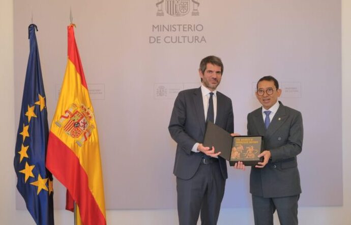 Indonesia-Spanyol Perkuat Kerja Sama Kebudayaan dan Dukung Perlindungan Budaya Palestina Indonesia–Spanyol Perkuat Kerja Sama Kebudayaan dan Tegaskan Dukungan bagi Pelindungan Budaya Palestina. Foto: Dok. Kemenbud
