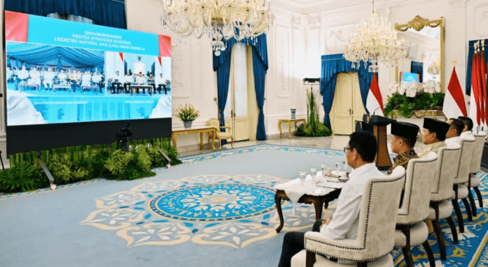 Prabowo Resmikan Groundbreaking Proyek LNG Abadi Masela di Maluku