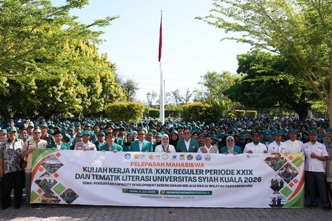 Badan Akreditasi Nasional Perguruan Tinggi (BAN-PT) menetapkan status akreditasi Unggul bagi Universitas Syiah Kuala (USK). Penetapan tersebut tertuang dalam Surat Keputusan BAN-PT Nomor: 3066/SK/BAN-PT/Ak.Ppj/PT/XII/2025 tertanggal 11 Desember 2025. Badan Akreditasi Nasional Perguruan Tinggi (BAN-PT) menetapkan status akreditasi Unggul bagi Universitas Syiah Kuala (USK). Penetapan tersebut tertuang dalam Surat Keputusan BAN-PT Nomor: 3066/SK/BAN-PT/Ak.Ppj/PT/XII/2025 tertanggal 11 Desember 2025.