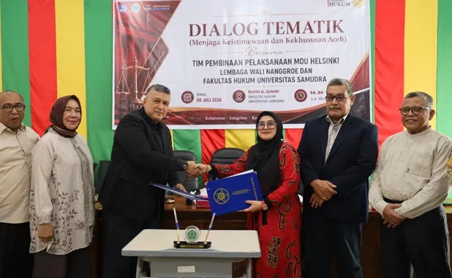 LWN Gandeng Unsam Bahas Implementasi MoU Helsinki dan Masa Depan Kekhususan Aceh. Foto: Humas Wali Nanggroe LWN Gandeng Unsam Bahas Implementasi MoU Helsinki dan Masa Depan Kekhususan Aceh. Foto: Humas Wali Nanggroe
