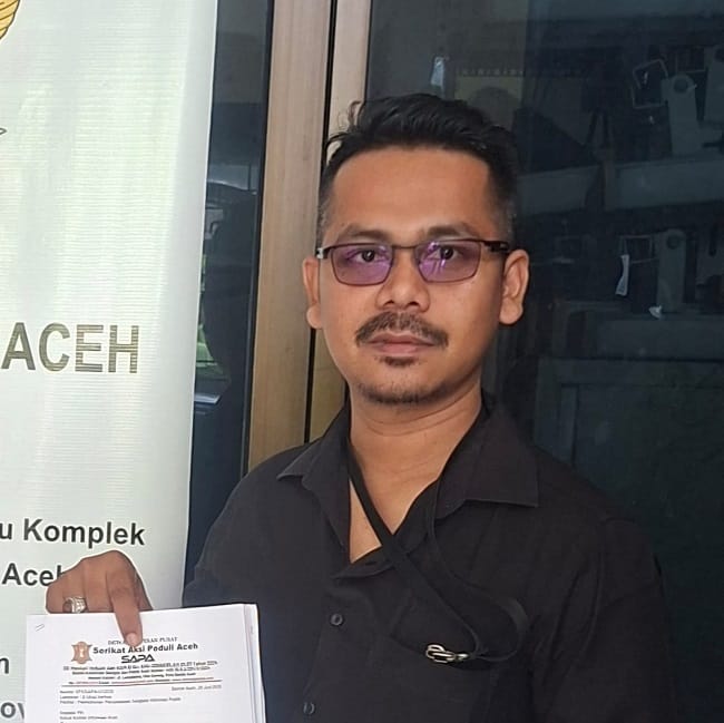 Ketua Serikat Peduli Aceh, Fauzan Adami, Senin (20/7).Waspada.id/Fauzan Ketua Serikat Peduli Aceh, Fauzan Adami, Senin (20/7).Waspada.id/Fauzan