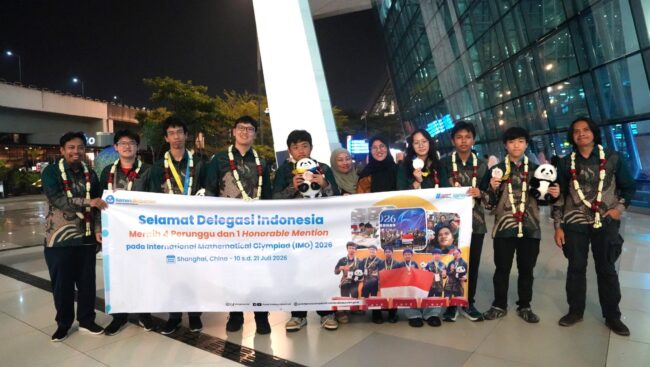 Siswa Indonesia Raih Empat Medali Perunggu di Olimpiade Matematika Dunia 2026