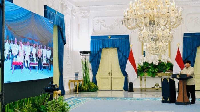 Prabowo Apresiasi Sinergi Semua Pihak Wujudkan Proyek LNG Abadi Masela Foto: BPMI Setpres/Laily Rachev