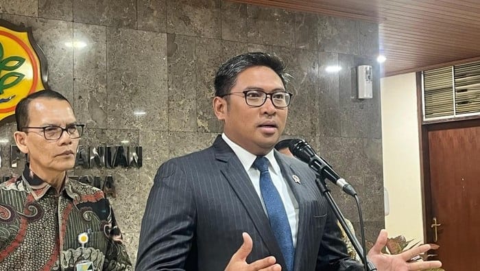 Wakil Menteri Pertanian Sudaryono yang akan dilantik menjadi Kepala BGN (berjas). (Aulia Damayanti/detikcom). Wakil Menteri Pertanian Sudaryono yang akan dilantik menjadi Kepala BGN (berjas). (Aulia Damayanti/detikcom).