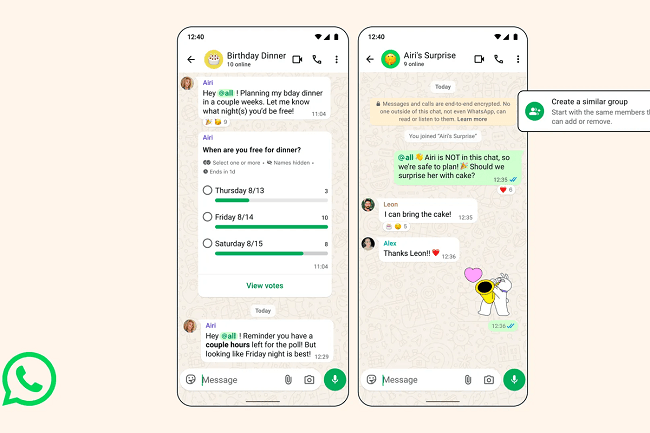 Ilustrasi fitur baru WhatsApp untuk grup WA(WhatsApp) Ilustrasi fitur baru WhatsApp untuk grup WA(WhatsApp)