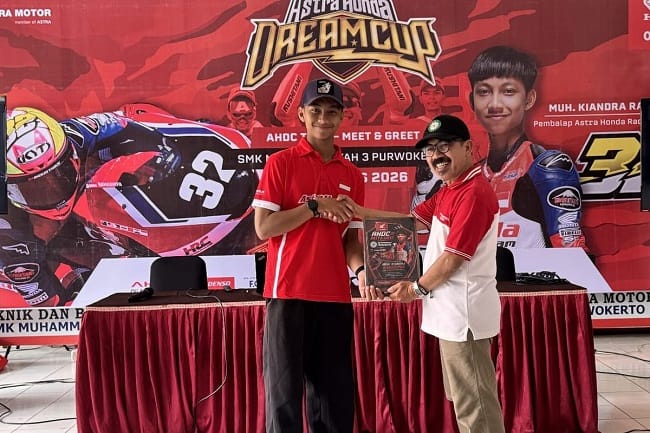 Kiandra Ramadhipa berbagi inspirasi jelang seri kedua Astra Honda Dream Cup (AHDC) 2026(Dok. AHM)