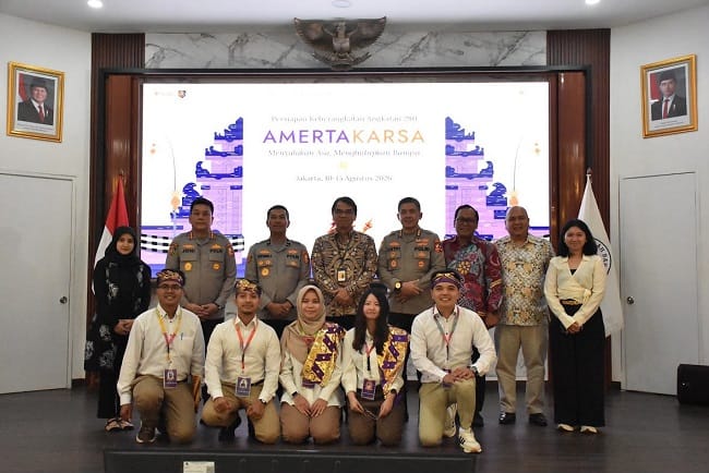Polri dan Kementerian Keuangan menggelar Persiapan Keberangkatan (PK) Beasiswa LPDP Angkatan ke-280 bertajuk Amertakarsa di Sekolah Bahasa Lemdiklat Polri, Jakarta, (10–15/2026). Polri dan Kementerian Keuangan menggelar Persiapan Keberangkatan (PK) Beasiswa LPDP Angkatan ke-280 bertajuk Amertakarsa di Sekolah Bahasa Lemdiklat Polri, Jakarta, (10–15/2026).